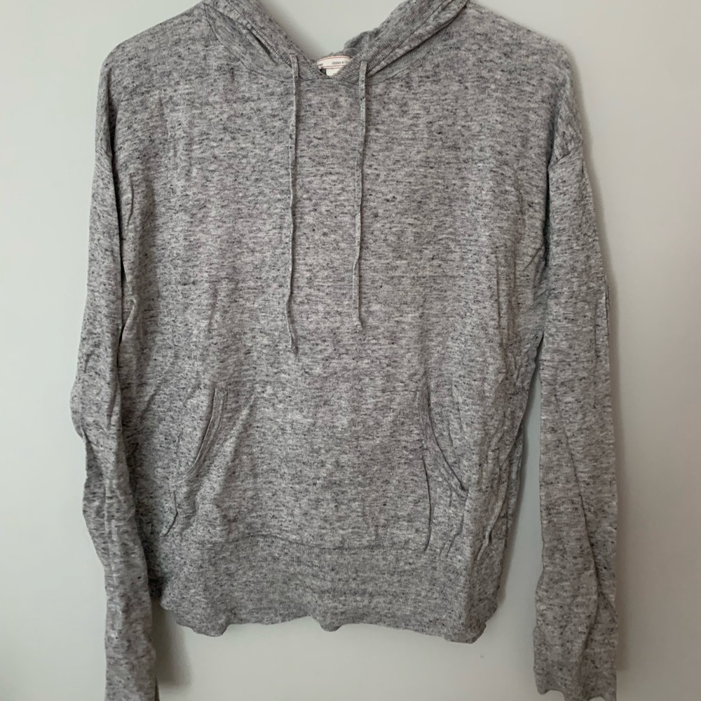 Gap gray hooded sweater